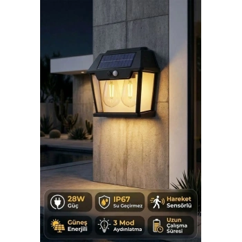 Çitftli Solar Led Aydınlatma Lambası