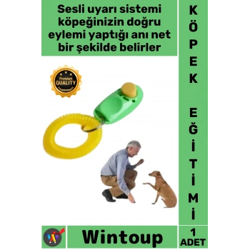 #KöpekEğitim Profesyonel Sesli Uyarı Pozitif Şartlandırma Komut Onaylama Clicker Köpek Eğitim Aleti
