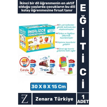 Çocuk Eğitici İngilizce Öğrenimi Ön Hazırlık Dil Gelişimi Konuşma Eğlenceli İNGİLİZCE ÖĞRNİYORUM