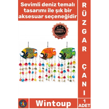 Deniz Kabuklu Balık Rüzgar Çanı No:1135