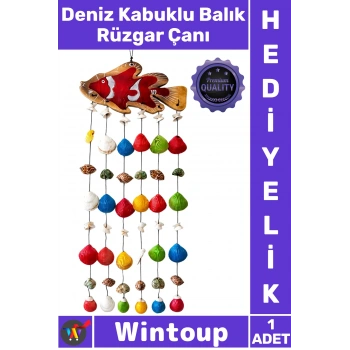 Deniz Kabuklu Balık Rüzgar Çanı No:1137