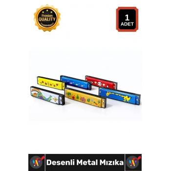 #Mızıka Profesyonel Dayanıklı Ergonomik Kaliteli Akustik Çocuk Yetişkin Kompakt Desenli Metal Mızıka