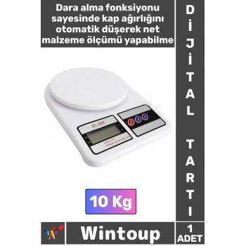 #Tartı Elektronik LCD Ekran 1 Gr Hassas Ölçüm Diyet Sporcu Mutfak Tartısı Şık Dijital Terazi 10 kg