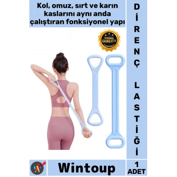 #Egzersiz Pilates Yoga Fitness Kondisyon Kas Geliştirici Esnek Dirençli Şık Silikon Egzersiz Lastiği
