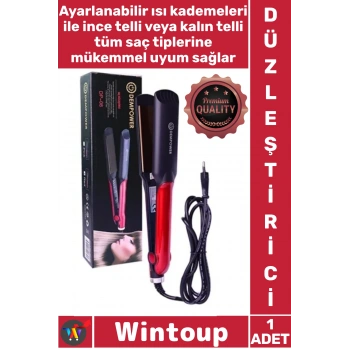 #Düzleştirici Profesyonel Seramik Plaka Hızlı Isınma Isı Ayarlı Kuaför Ergonomik Saç Düzleştirici