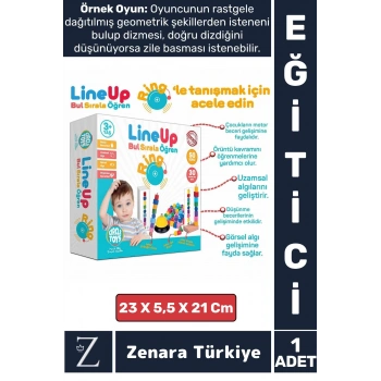 Eğitici Görsel Algı Dikkat Zeka Beceri Geliştiren Eğlenceli Zilli İpe Çubuğa Boncuk Şekil Dizme Oyun