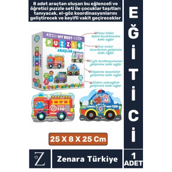 Eğitici Zeka El Göz Koordinasyonu Geliştirici Araçları Tanıma Çocuk Eğlenceli MY BEST PUZZLE-ARAÇLAR