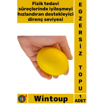 #EgzersizTopu Ergonomik Parmak Güçlendirme Fizik Tedavi El Bilek Kas Çalıştırma Egzersiz Topu Elips