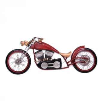 El Yapımı Metal Motosiklet Pano Tablo