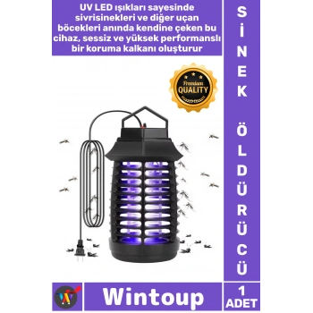 #SinekÖldürücü Mor Işık UV LED Teknolojisi Sivrisinek Kovucu Şık Elektrikli Sinek Öldürücü Cız Lamba