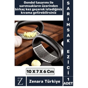 Ergonomik Dayanıklı Garlic Press Rahat Tutuş Gondol Tasarım Pratik Yeni Nesil SARIMSAK RENDESİ