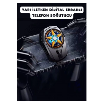 Fanlı Telefon Soğutucu RGB Işıklı IPhone14/Pro/Promax Uyumlu