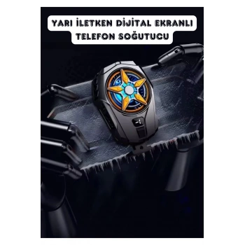 Fanlı Telefon Soğutucu RGB Işıklı Poco X6 Pro Uyumlu