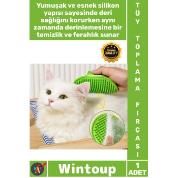#Fırça Kedi Köpek Masaj Etkili Ergonomik Yumuşak Evcil Hayvan Silikon Tüy Toplama Yıkama Fırçası