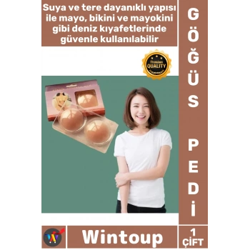 #GöğüsPedi Nipple Pad Dekolte Uyumlu Yapışkanlı Yeniden Kullanılabilir Göğüs Ucu Kapatıcı Silikon