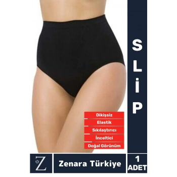 Gündelik İz Göstermez Alt Karın Toparlayan Sıkılaştıran İncelten Dikişsiz Yüksek Bel Slip Korse