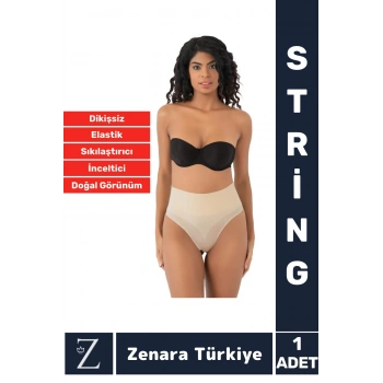 Gündelik İz Göstermez Kaymaz 2 Beden İncelten Sıkılaştıran Toparlayan Çok Şık Dikişsiz STRİNG Korse