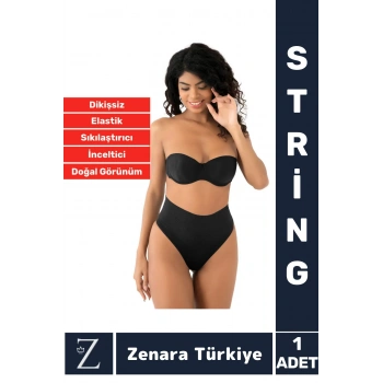 Gündelik İz Göstermez Kaymaz 2 Beden İncelten Sıkılaştıran Toparlayan Çok Şık Dikişsiz STRİNG Korse