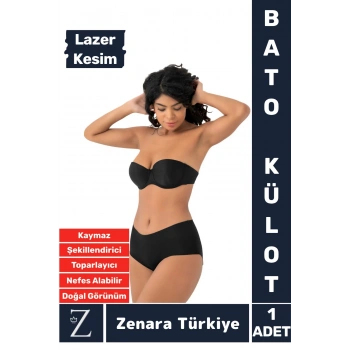 Gündelik İz Göstermez Vücut Sıkılaştıran İncelten Toparlayan Lazer Kesim Dikişsiz Bato Külot Korse