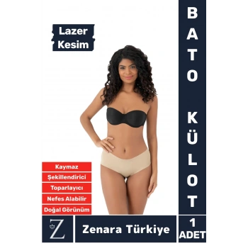 Gündelik İz Göstermez Vücut Sıkılaştıran İncelten Toparlayan Lazer Kesim Dikişsiz Bato Külot Korse