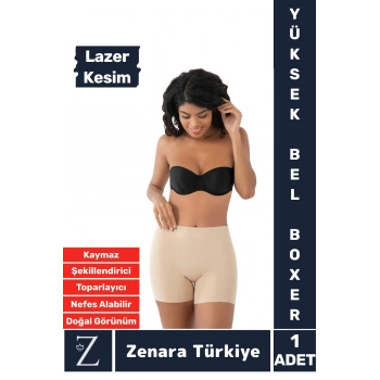Gündelik İz İç Göstermez Kaymaz Vücut Sıkılaştıran Şekillendiren Toparlayan LAZER KESİM Boxer Korse