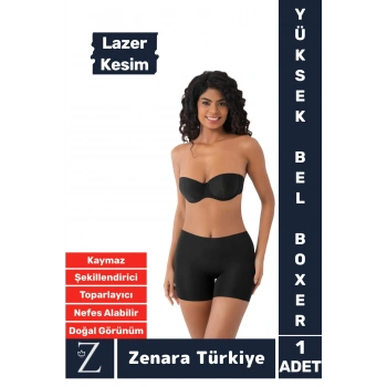 Gündelik İz İç Göstermez Kaymaz Vücut Sıkılaştıran Şekillendiren Toparlayan LAZER KESİM Boxer Korse