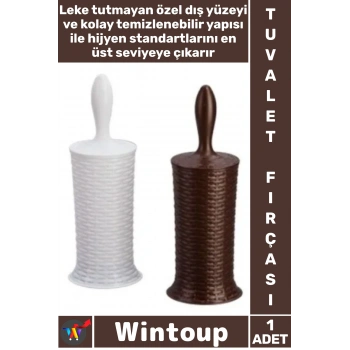 #Fırça Dekoratif Tasarım Dayanıklı Sert Plastik Kolay Temizlenen Hijyenik Şık Hasır Tuvalet Fırçası