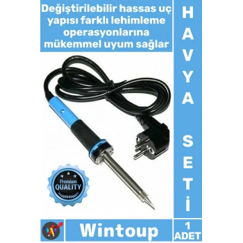 #Havya Profesyonel Hızlı Isınan Ergonomik Tasarım Kaliteli Şık Sağlam Hassas Lehim Kalem Havya 40 W