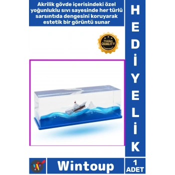 #Hediye Dekoratif Masa Üstü Aksesuarı Titanik Akrilik Sıvı Hareketli Estetik Hediyelik Batmayan Gemi