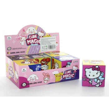 Hello Kitty Baskılı Zeka Küpü - Karakter Tasarımlı Küp Oyuncak Alk4011