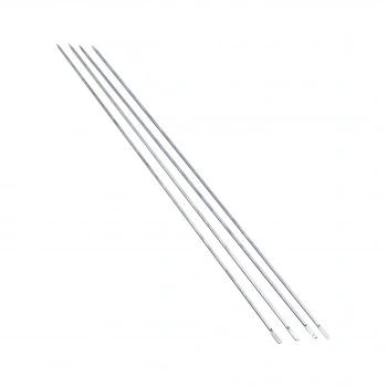 İnce Kare Kesim Metal Ciğer ve Domates Şişi - 50 cm