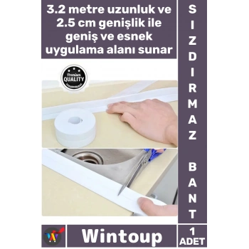 #Bant Mutfak Banyo Lavabo Küvet Kenar Bandı Su Geçirmez Yapışkanlı PVC İnce Su Sızdırmaz Kenar Bant