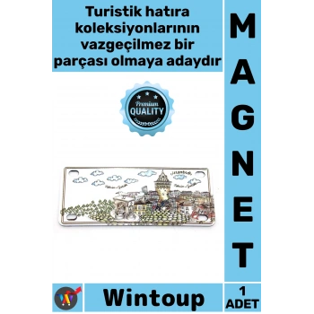 #Magnet Turistik Hediyelik Şehir Tasarımlı Anı Buzdolabı Süsü Özel Dekoratif İstanbul Temalı Magnet