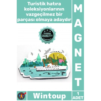 #Magnet Hediyelik Turistik Şehir Tasarım Buzdolabı Süsü Koleksiyon Dekoratif İstanbul Temalı Magnet