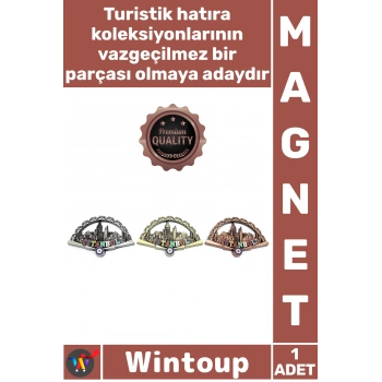 #Magnet Yelpaze Tasarım Dekoratif Buzdolabı Süsü Turistik Hediye Hatıra Eşya İstanbul Temalı Magnet