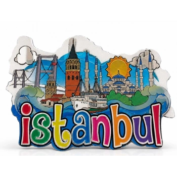 İstanbul Temalı Silikon Buzdolapı Süsü Magnet Alk5942