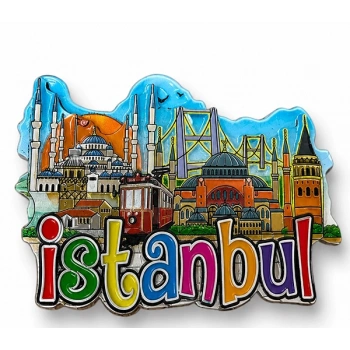 İstanbul Temalı Silikon Buzdolapı Süsü Magnet Alk5944