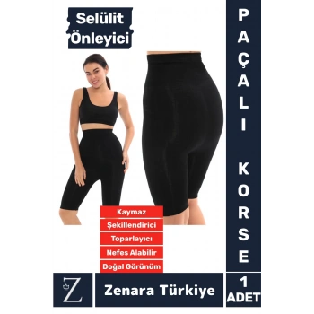 İz İç Göstermez Kaymaz Şekillendiren Sıkılaştıran Toparlayan Selülit Önlemeye Yardımcı Paçalı Korse