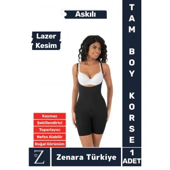 İz İç Göstermez Kaymaz Sıkılaştıran Şekillendiren Toparlayan LAZER KESİM Askılı Tam Boy Korse