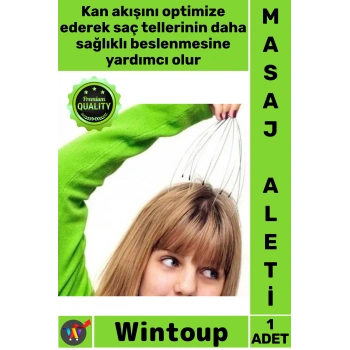 #Masaj Kan Dolaşımı Hızlandıran Saç Kökü Güçlendiren Rahatlatıcı Etki Stres Gideren Kafa Masaj Aleti