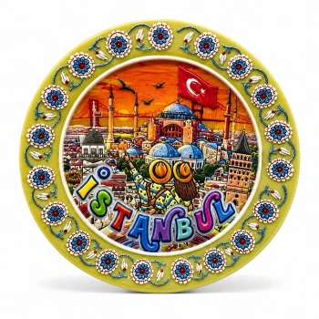 Kapadokya Temalı Seramik Magnet Alk5860