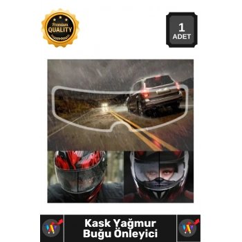 #CamFilm Motosiklet Antifog Hidrofobik Evrensel Net Kask Vizörü İçin Yağmur Buğu Engelleyici Film
