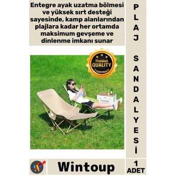 #PlajSandalyesi Konfor Ergonomik Şezlong Katlanır Ayak Uzanmalı Taşıma Çantalı Kamp Plaj Sandalyesi