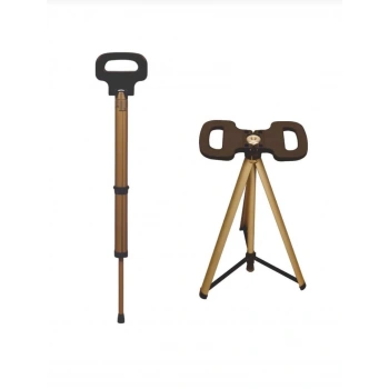 Katlanabilir Baston Tabure, Walking stick and portable stoo