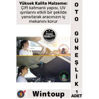 Katlanabilir Ön Cam Araba Güneşliği