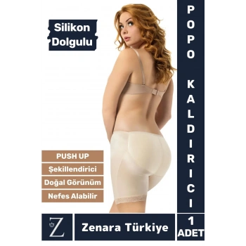 Kaymaz İz İç Göstermez PUSH UP Popo Kaldırıcı Şekillendiren Silikon Dolgulu Destekli Şort Korse