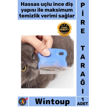 #Tarak İnce Dişli Ergonomik Evcil Hayvan Tüy Bakım Koruyucu Etkili Pratik Kedi Köpek Pire Tarağı