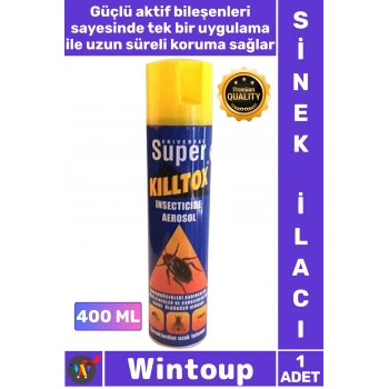 #Sinek Etkili Kovucu Haşere Öldürücü Güçlü Sprey Hızlı Formül Kokusuz Tam Koruma Sinek İlacı 400 ML