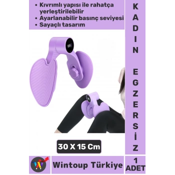 Kompakt Çok Fonksiyonlu Ev Ofis Bacak Kalça Sırt Dijital Sayaçlı Kadın Spor Egzersiz Aleti