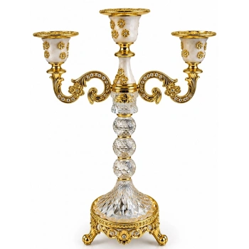 Kristal Şamdan Mumluk Alk6394